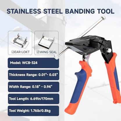 Steel Strapping: iCrimp Steel Strapping Banding Tool – Side View