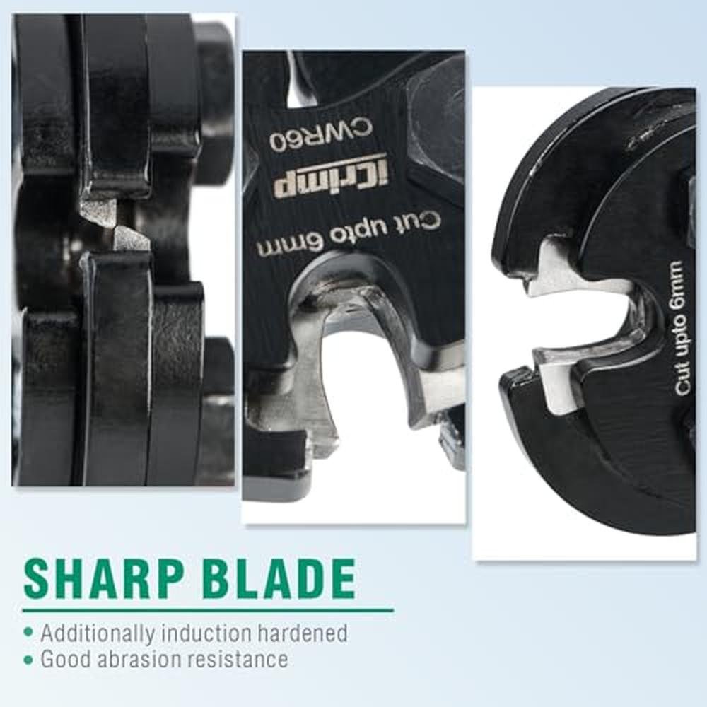 Wire Rope Cutter: iCrimp CWR60 Heavy-Duty Tool – Close-up Detail
