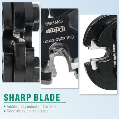 Wire Rope Cutter: iCrimp CWR60 Heavy-Duty Tool – Close-up Detail