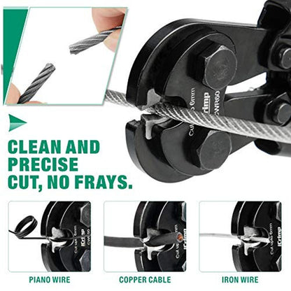 Wire Rope Cutter: iCrimp CWR60 Heavy-Duty Tool – In Use