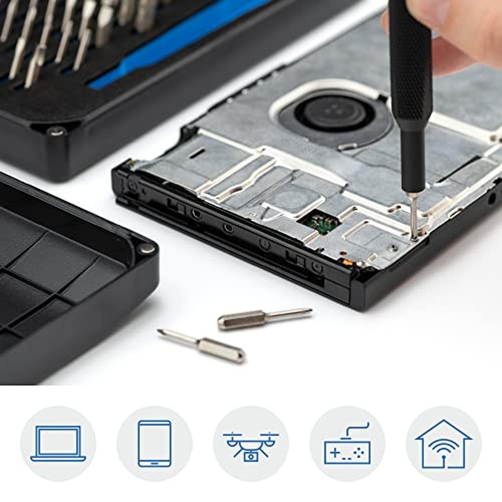 ifixit Mako Driver Kit: 64 Precision Bit Set for – Close-up Detail