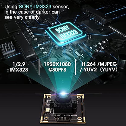 Camera IFWATER: IFWATER 1080P USB Camera Module 2MP IMX323 – Side View
