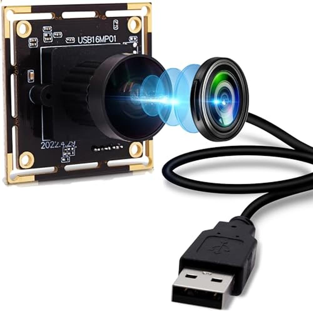 Camera Ifwater: IFWATER 16MP 4K USB Camera with 170 – Front View