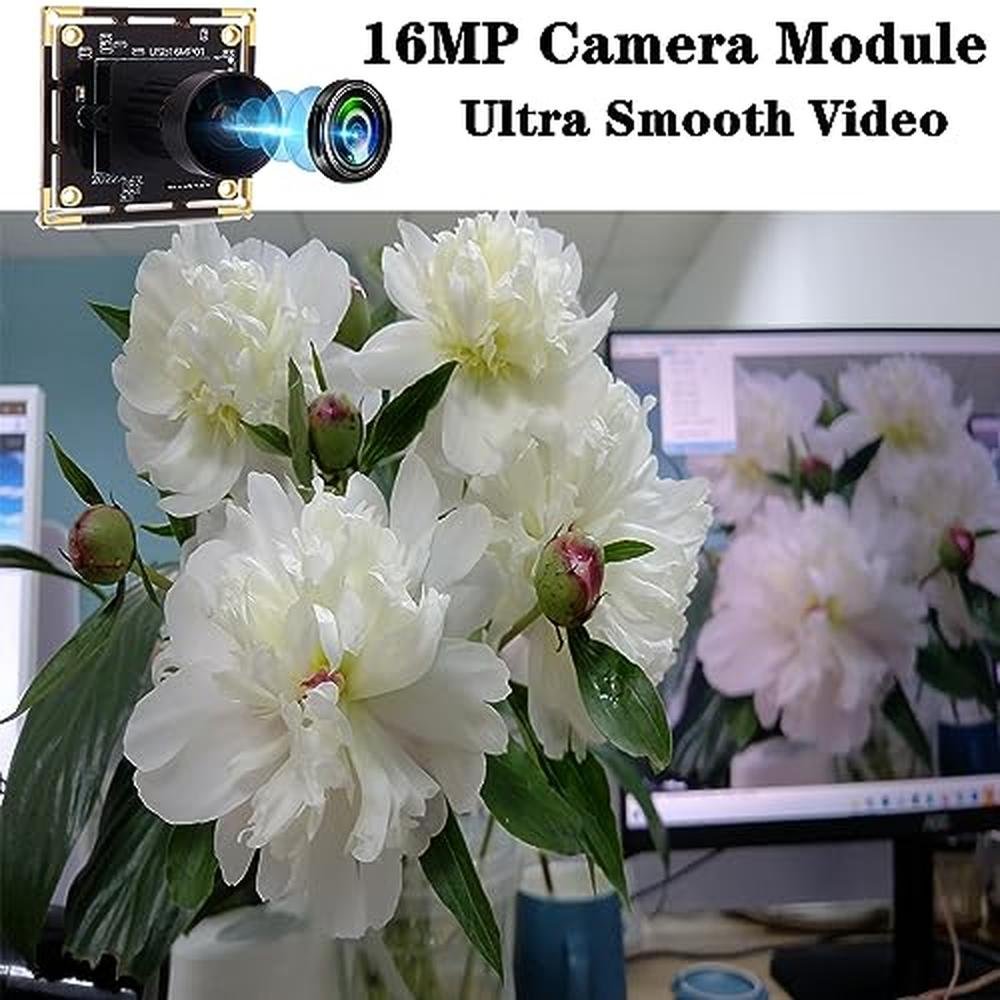 Camera Ifwater: IFWATER 16MP 4K USB Camera with 170 – Side View