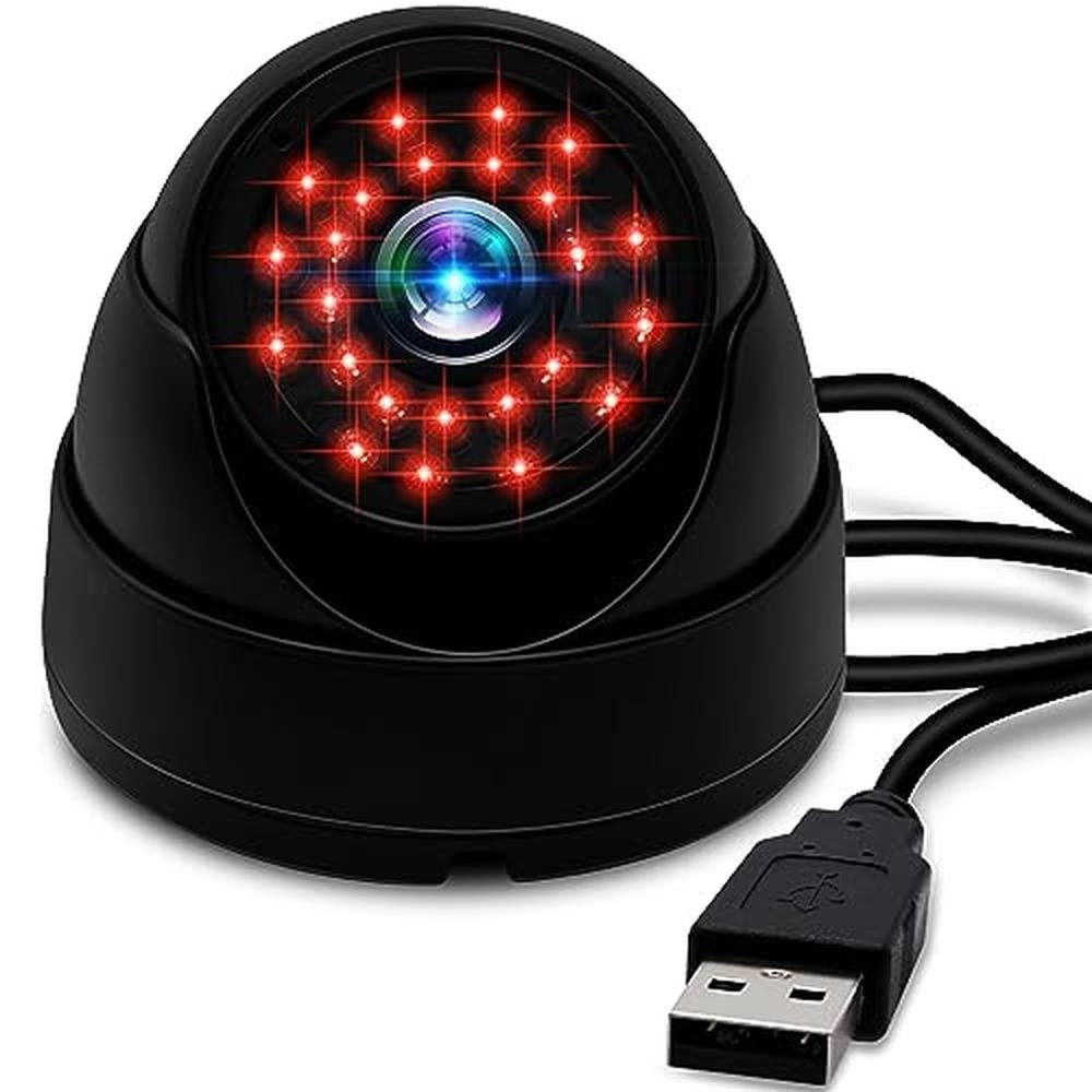 Monitoring Surveillance: IFWATER 2MP USB Dome Camera – Front View