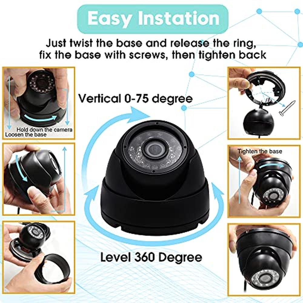 Monitoring Surveillance: IFWATER 2MP USB Dome Camera – Packaging
