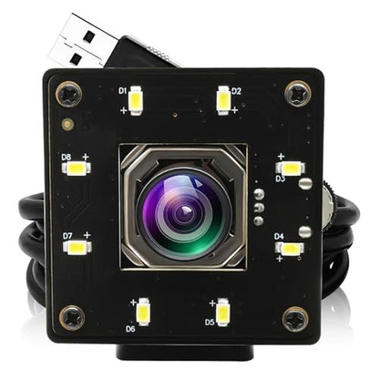 IFWATER 4K USB Camera: Autofocus 100-Degree No-Distortion – Front View