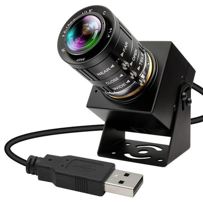 IFWATER 4K Webcam: 1080P@120fps USB Streaming Camera with – Front View