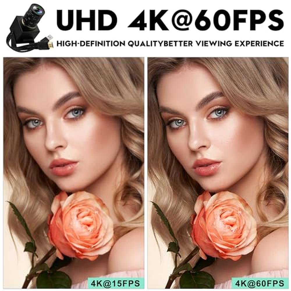 Camera Ifwater: IFWATER HDMI 60fps USB Camera 4K High-Speed – Side View