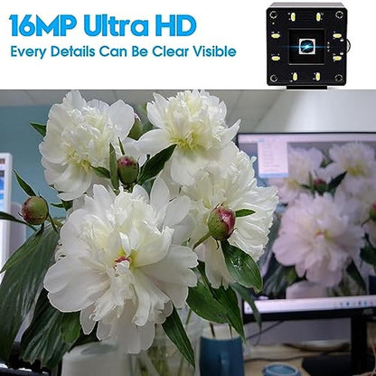 Camera Webcam: IFWATER USB 16MP Autofocus 68Degree Lens – Close-up Detail
