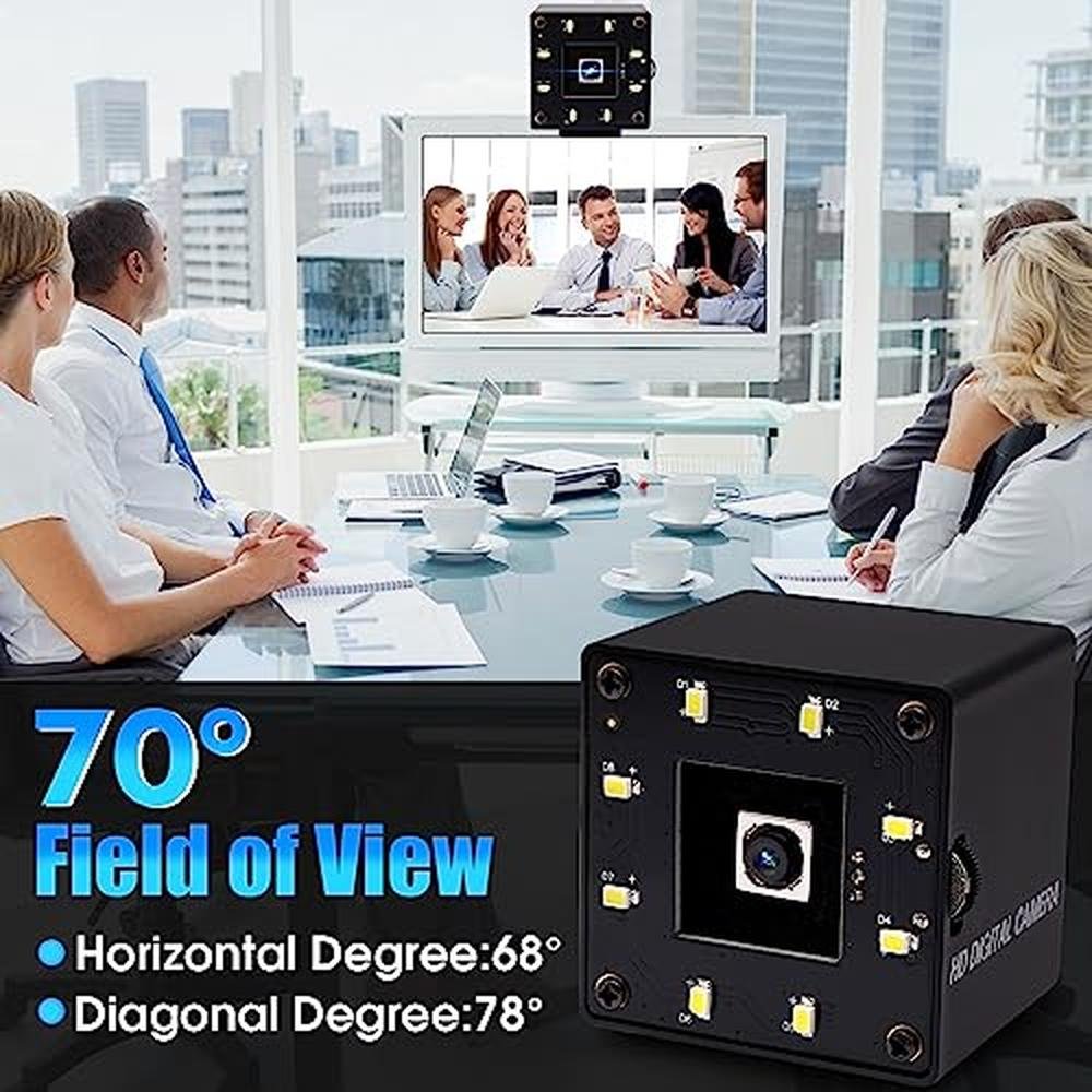 Camera Webcam: IFWATER USB 16MP Autofocus 68Degree Lens – In Use
