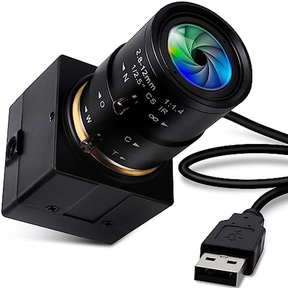 Camera Webcam: IFWATER USB Camera 2MP 2.8-12mm Varifocal – Front View