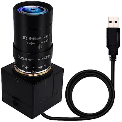Camera IFWATER: IFWATER USB Camera 5MP Webcam 5-50mm 10x – Front View