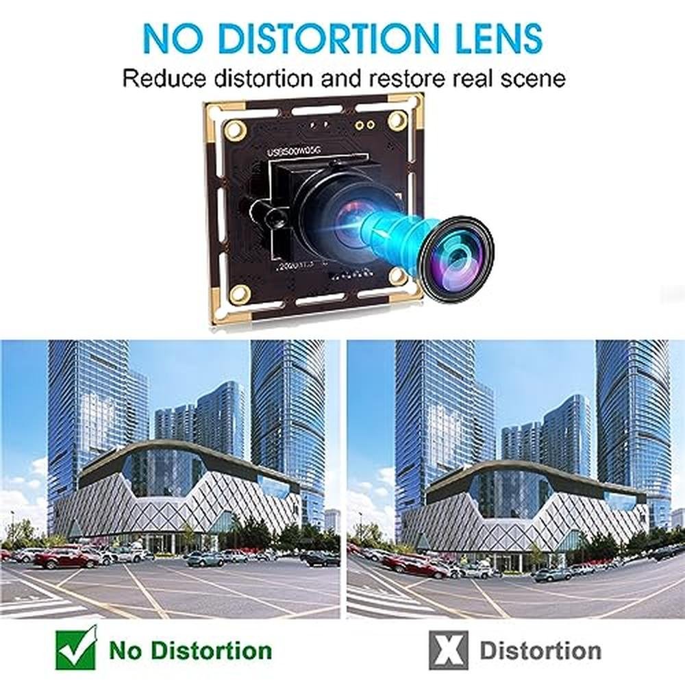 Camera Webcam: IFWATER USB Camera 5MP – Side View