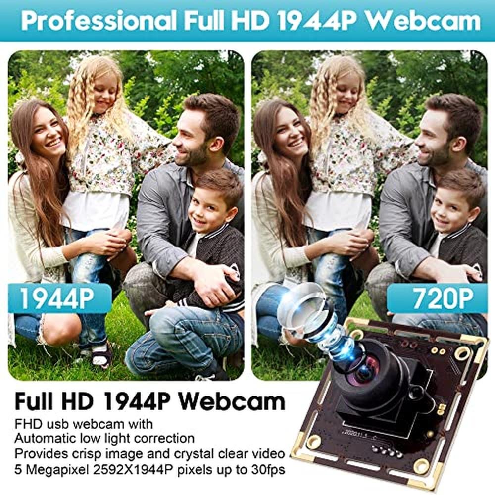 Camera Webcam: IFWATER USB Camera 5MP – Close-up Detail