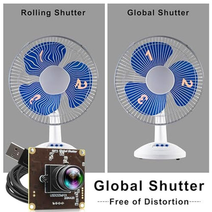 IFWATER USB Camera: Global Shutter 50fps High-Speed Webcam – Packaging
