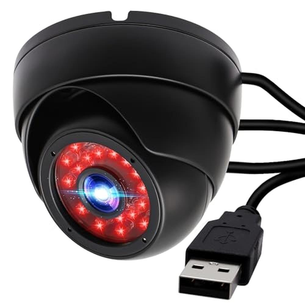 Camera Dome: IFWATER USB Dome Security Camera 2MP Day/Night – Front View