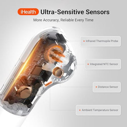 iHealth Touch: iHealth No Touch Forehead Thermometer PT3 – Close-up Detail