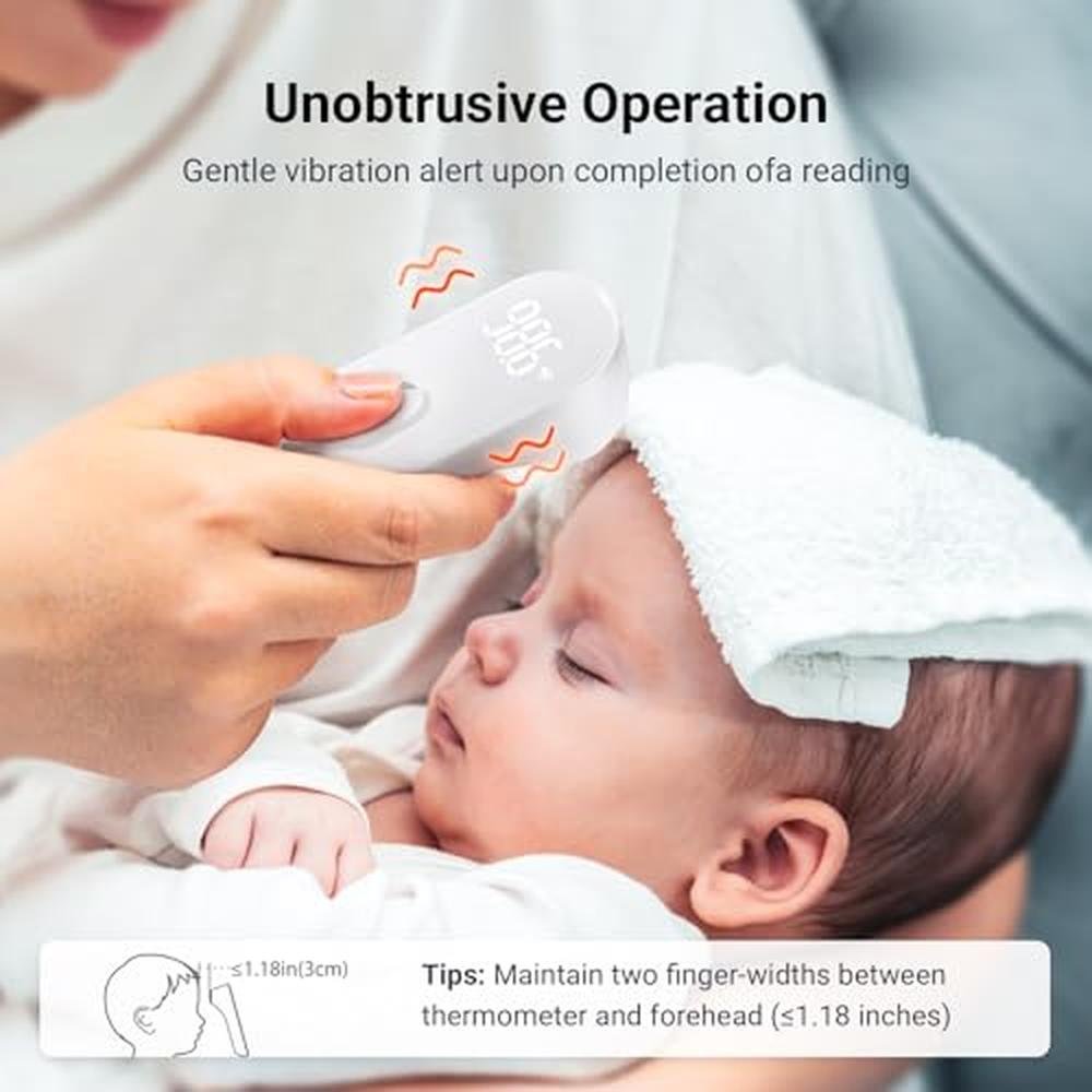 iHealth Touch: iHealth No Touch Forehead Thermometer PT3 – In Use