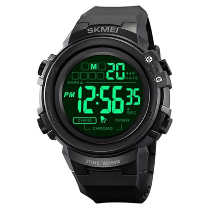 Watch IJAHWRS: IJAHWRS Men's Digital Sports Watch – Front View