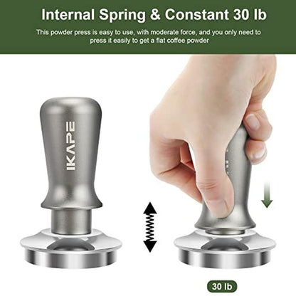 Tamper Espresso: IKAPE 51mm Premium Barista Coffee Tamper – Close-up Detail