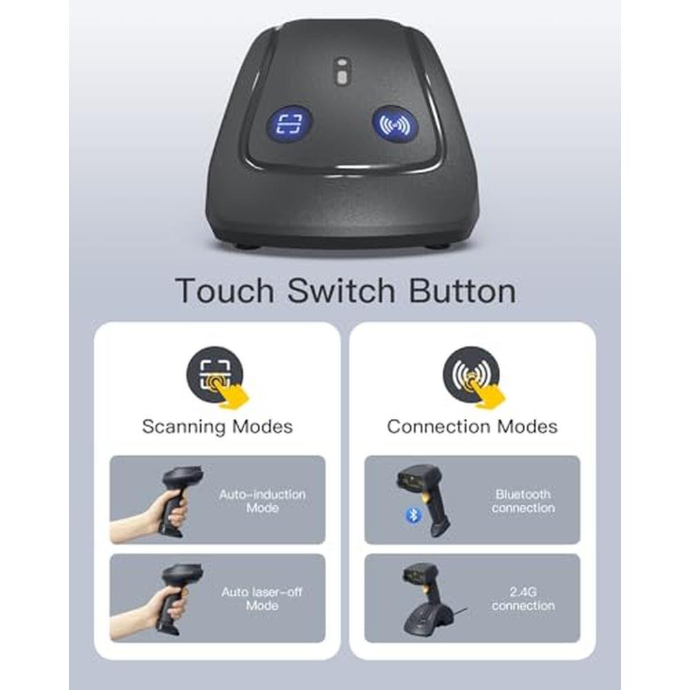 Scanner Inateck: Inateck Wireless Barcode Scanner 1D/2D QR – In Use