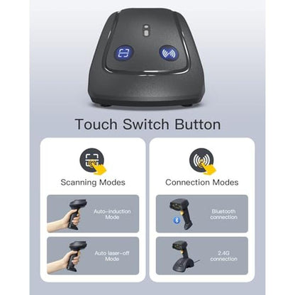 Scanner Inateck: Inateck Wireless Barcode Scanner 1D/2D QR – In Use