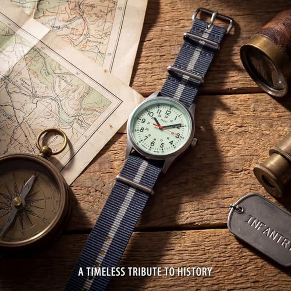 Infantry Mens Watch: Premium Analog Timepiece – In Use