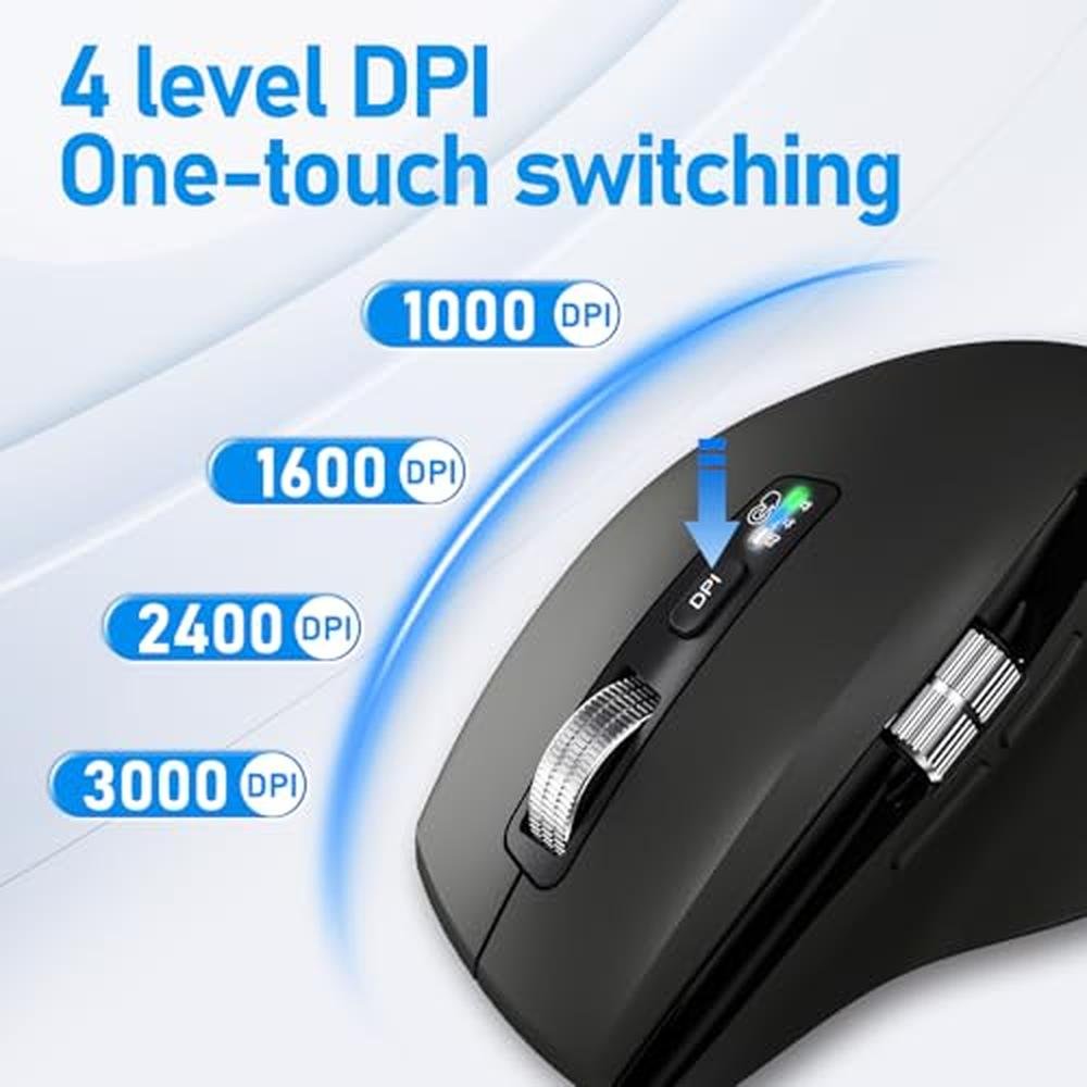 Scroll Computer: INFINMIND Wireless Bluetooth Side Scroll – Side View
