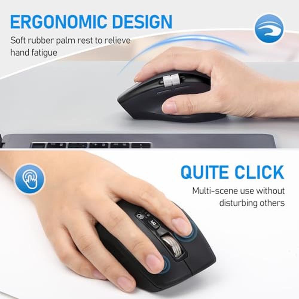 Scroll Computer: INFINMIND Wireless Bluetooth Side Scroll – In Use