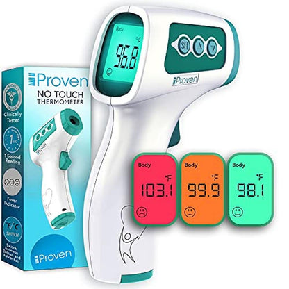 Thermometer Infrared: iProven Thermometer Forehead Digital – Front View