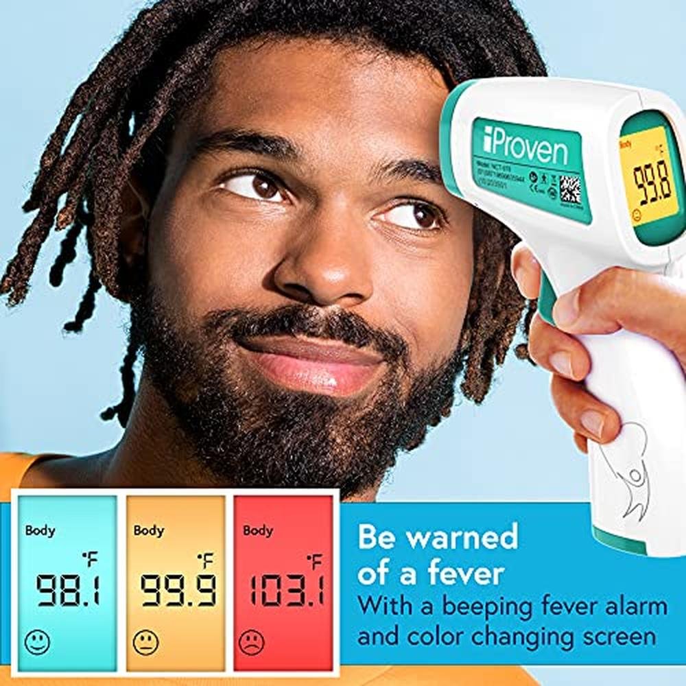 Thermometer Infrared: iProven Thermometer Forehead Digital – Packaging