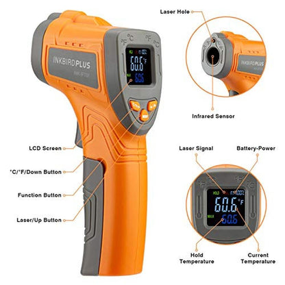 Grilling Temperature: Inkbird Digital Temperature Controller – Close-up Detail