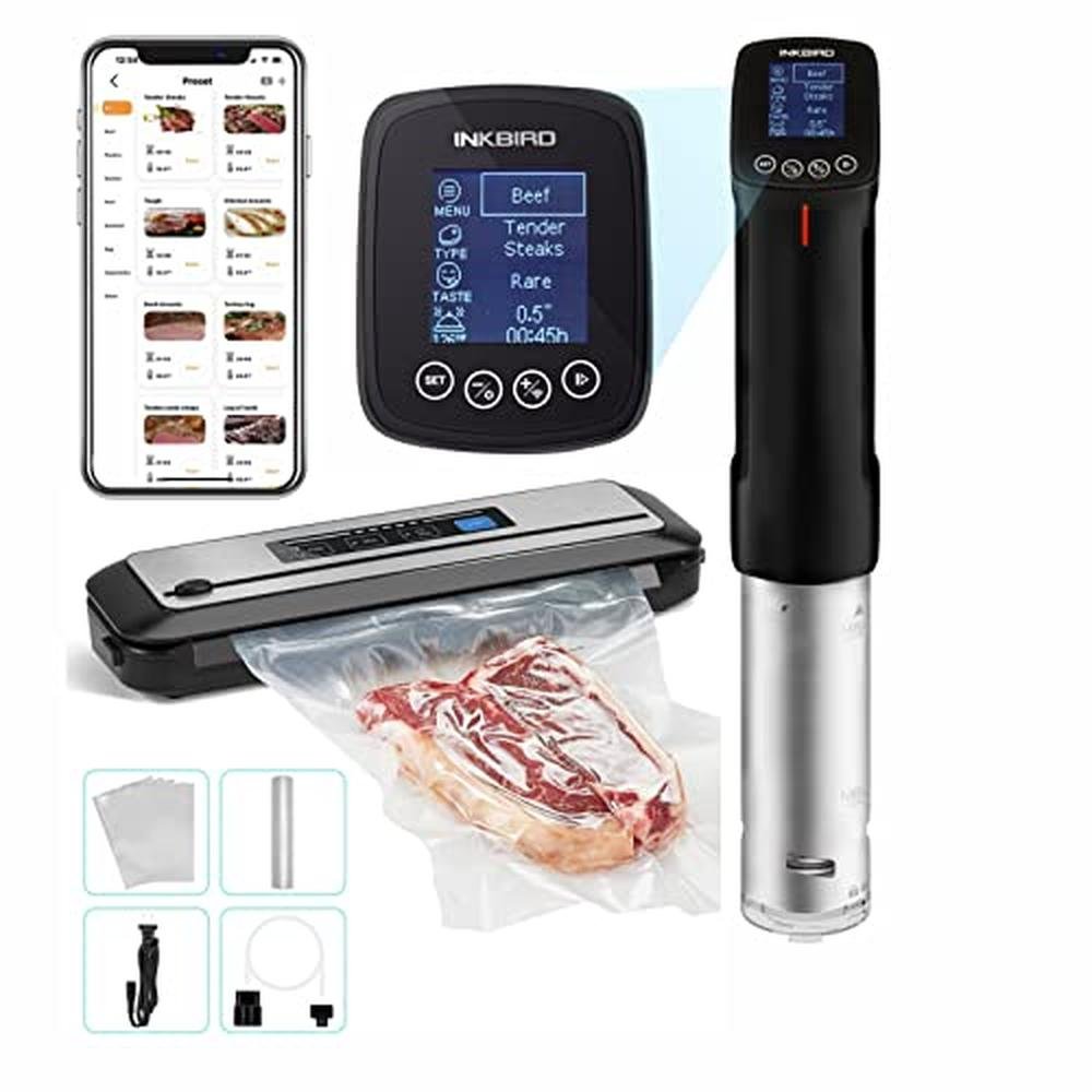 Sous Vide: Inkbird WiFi Sous Vide Cooker ISV-100W and – Front View