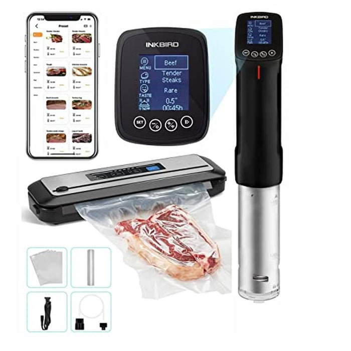 Sous Vide: Inkbird WiFi Sous Vide Cooker ISV-100W and – Front View