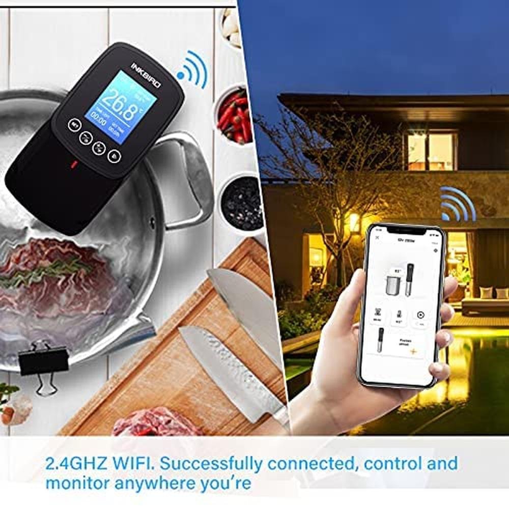 Sous Vide: Inkbird WiFi Sous Vide Cooker ISV-100W and – In Use