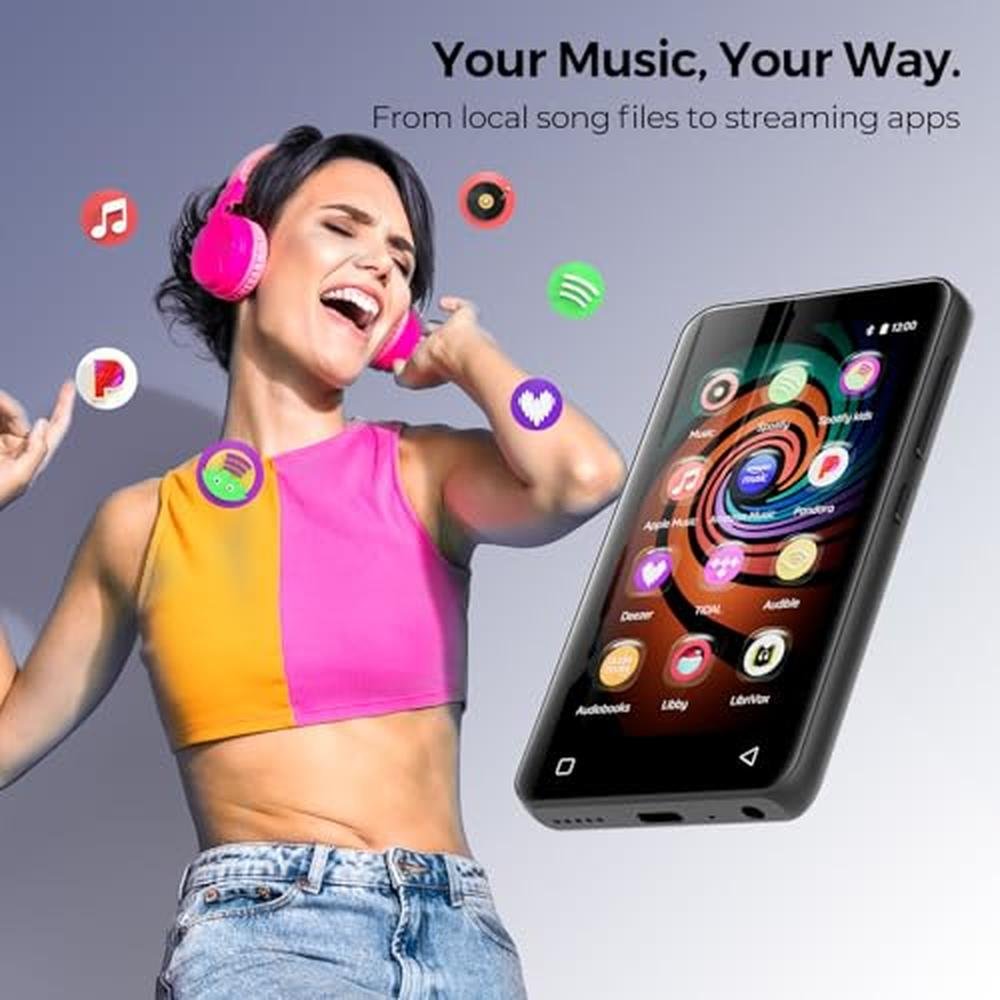 MP3 Player: Innioasis 160GB Bluetooth WiFi Android Music – Side View