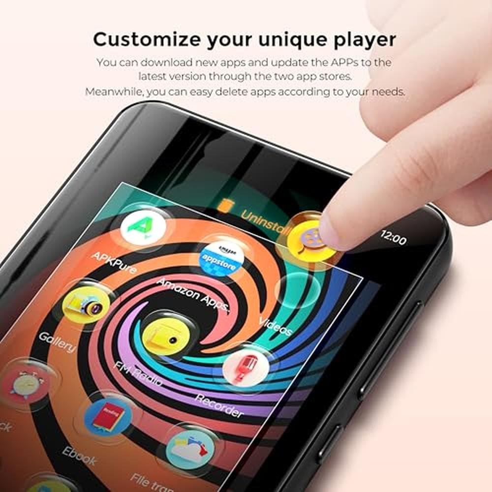MP3 Player: Innioasis 160GB Bluetooth WiFi Android Music – In Use