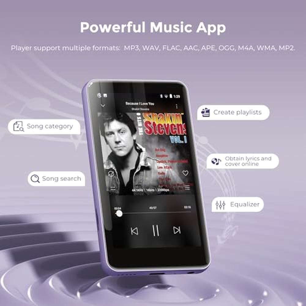 Player MP3: Innioasis 16GB MP3 Player with Bluetooth and – Close-up Detail