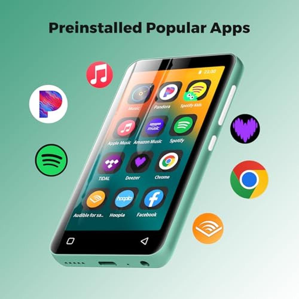 MP3 Player: Innioasis 80GB MP3 Player with Bluetooth and – Side View