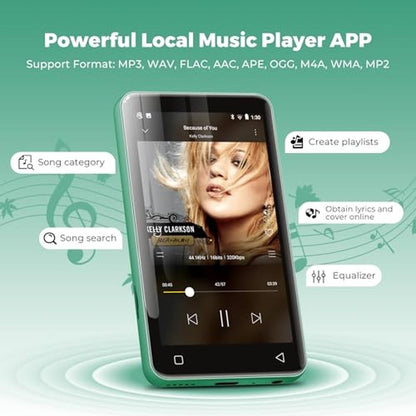 MP3 Player: Innioasis 80GB MP3 Player with Bluetooth and – Close-up Detail
