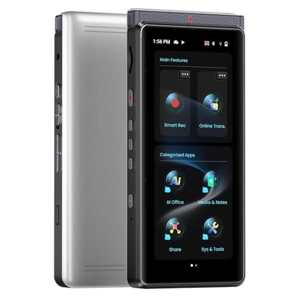 Translation Black: Innioasis PR1 AI Voice Recorder 3.99 – Front View