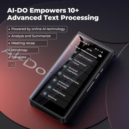 Translation Black: Innioasis PR1 AI Voice Recorder 3.99 – Close-up Detail