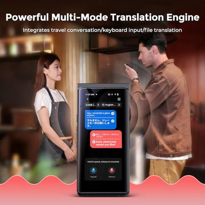 Translation Black: Innioasis PR1 AI Voice Recorder 3.99 – In Use