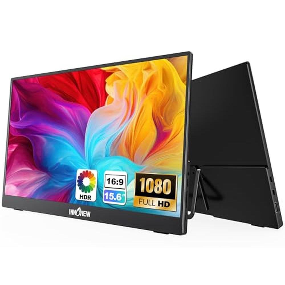 Portable Monitor: InnoView 15.6'' FHD 1080P USB-C – Front View