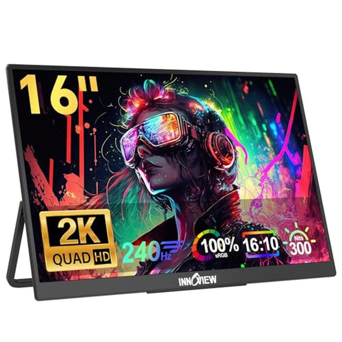 Portable Monitor: InnoView 16 240Hz 2K 2560x1600 – Front View