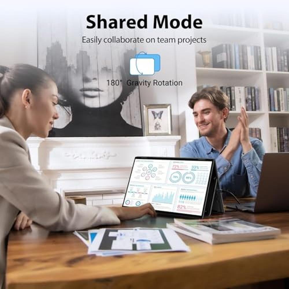 Monitor Dual: InnoView Portable Dual Monitor 15.6 1920x1080 – In Use