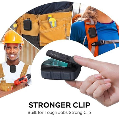 INSMY Wearable Bluetooth Speakers IP67 Waterproof – In Use