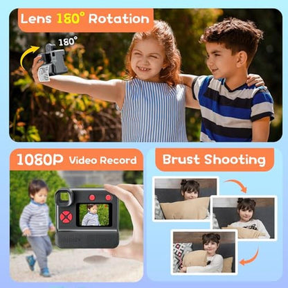 Instant Print Camera: Kids Instant Camera 1080p – Close-up Detail