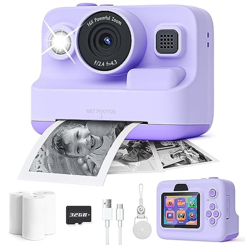 Instant Kids Camera: USA Warehouse Instant Print Camera 2.4 – Front View